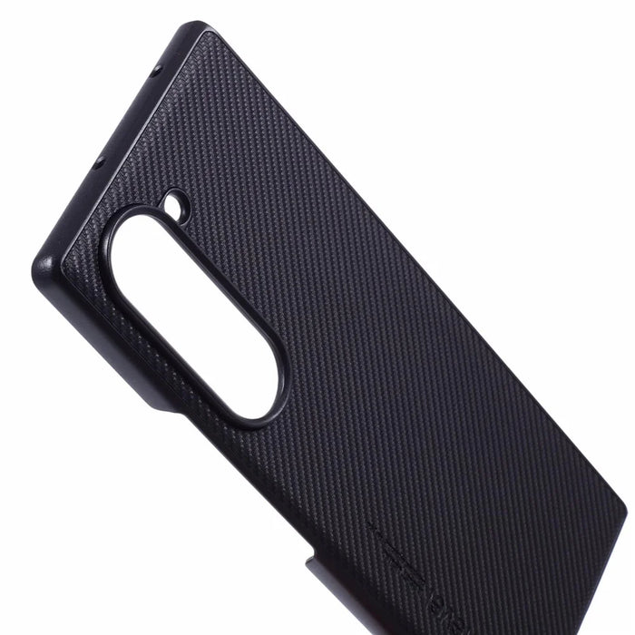 X-LEVEL For Samsung Galaxy Z Fold6 5G Carbon Fiber PU Leather Coated PC Cell Phone Case - Black - 6
