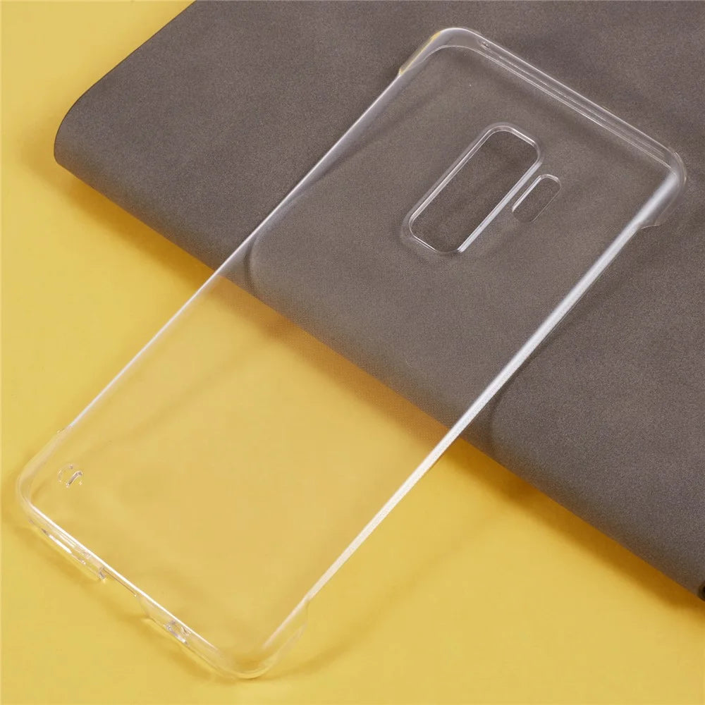 For Samsung Galaxy S9+ Case Clear Hard PC Frameless Phone Cover - 4