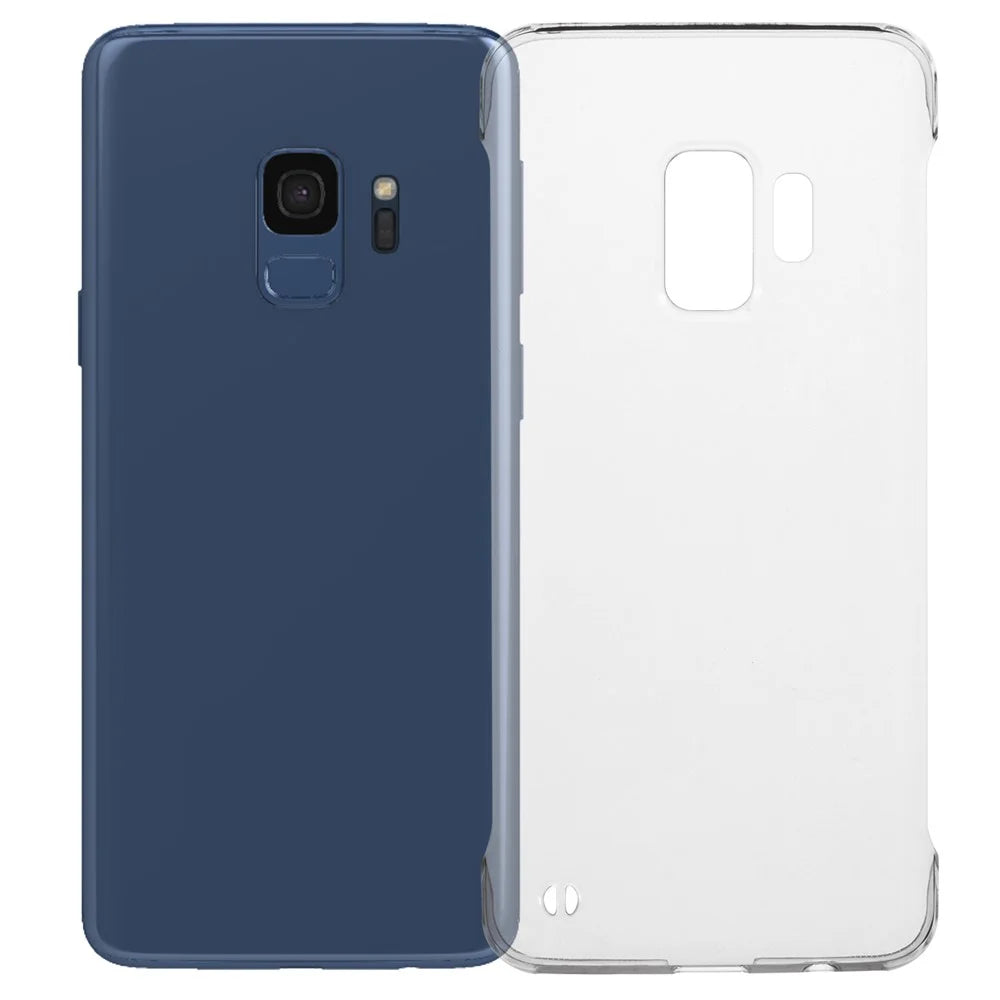 For Samsung Galaxy S9 Clear Case PC Borderless PC Hard Back Cover - 1