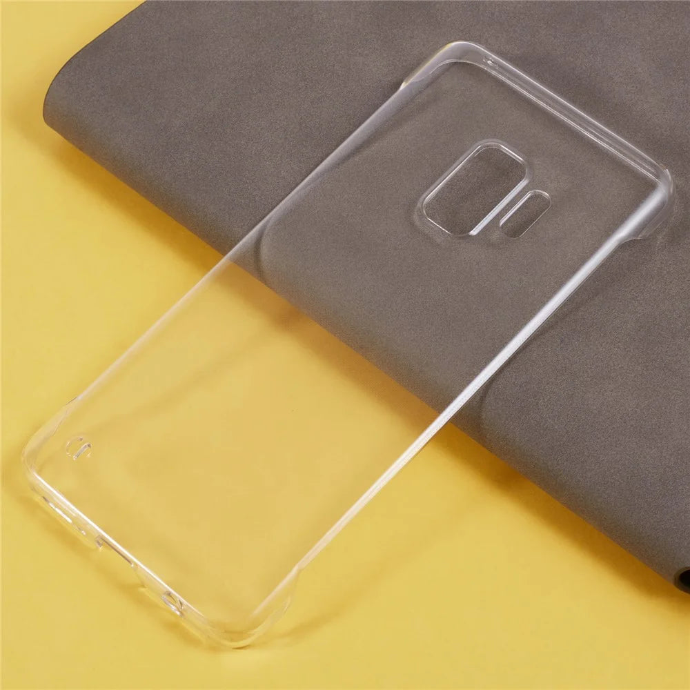 For Samsung Galaxy S9 Clear Case PC Borderless PC Hard Back Cover - 4