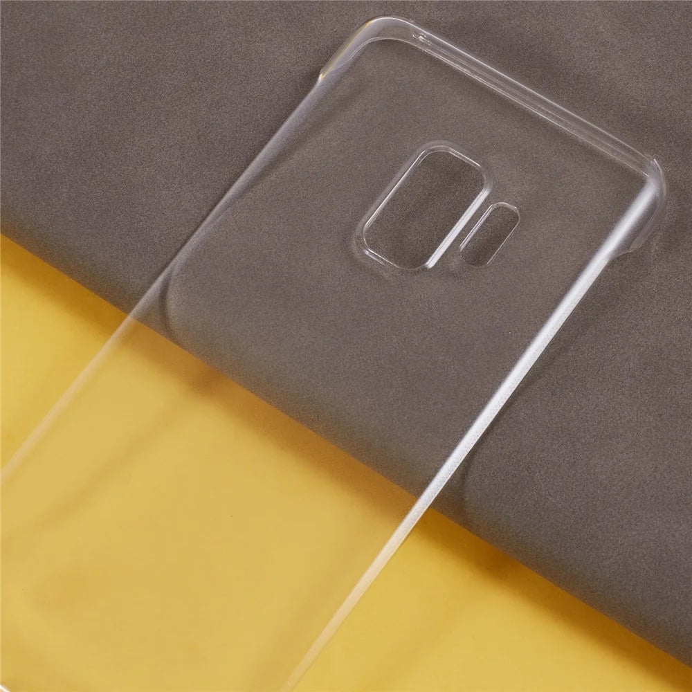 For Samsung Galaxy S9 Clear Case PC Borderless PC Hard Back Cover - 6