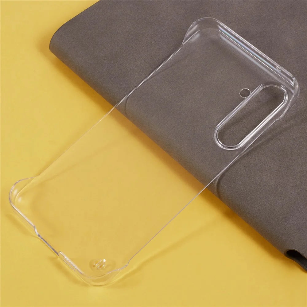 For Samsung Galaxy S23 FE Case Transparent Hard PC Frameless Phone Cover - 3
