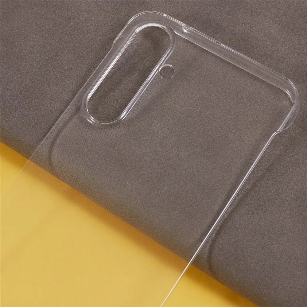 For Samsung Galaxy S23 FE Case Transparent Hard PC Frameless Phone Cover - 5