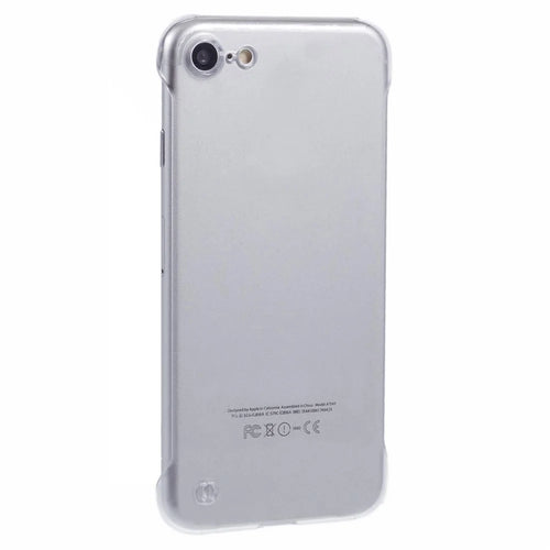 For iPhone 7 / 8 / SE (2020) / SE (2022) Case No Frame Clear PC Hard Phone Cover - 1