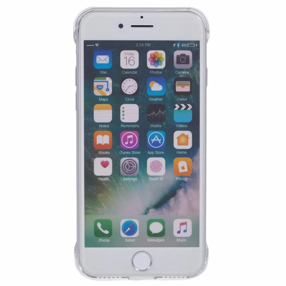 For iPhone 7 / 8 / SE (2020) / SE (2022) Case No Frame Clear PC Hard Phone Cover - 2