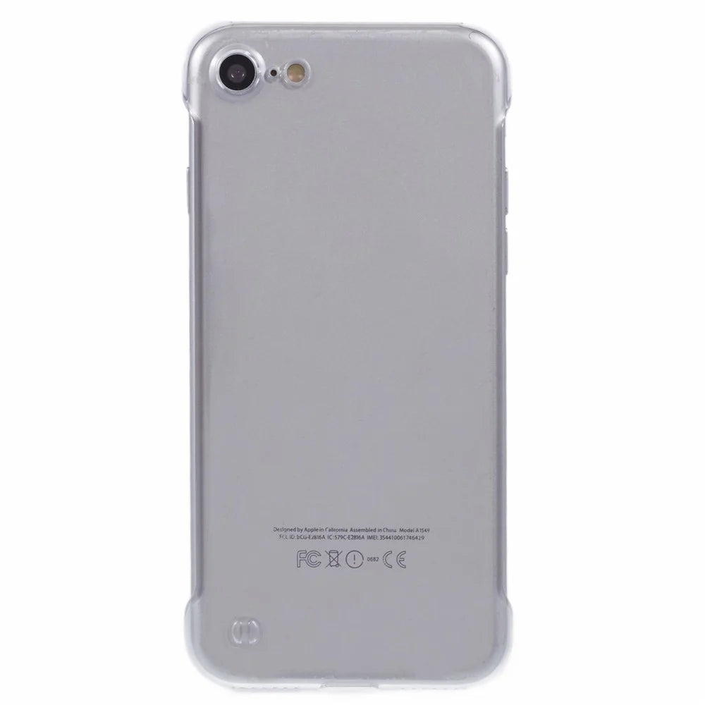 For iPhone 7 / 8 / SE (2020) / SE (2022) Case No Frame Clear PC Hard Phone Cover - 3