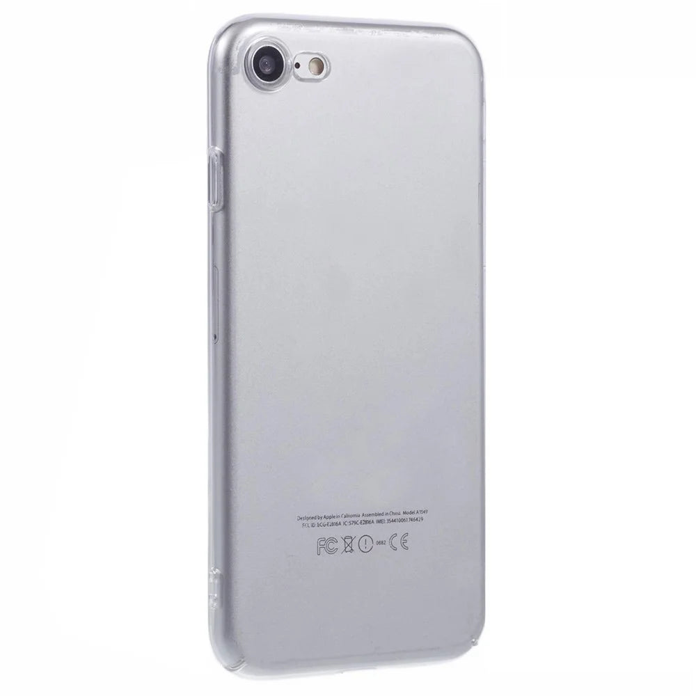For iPhone 7 / 8 / SE (2020) / SE (2022) Case Anti-Drop Transparent Hard PC Phone Cover - 1