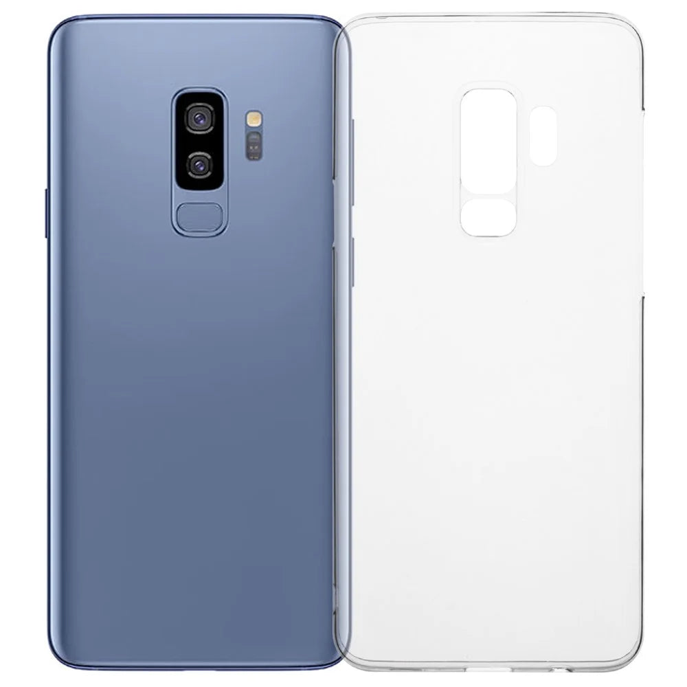 For Samsung Galaxy S9+ Case Transparent PC Hard Phone Cover - 1