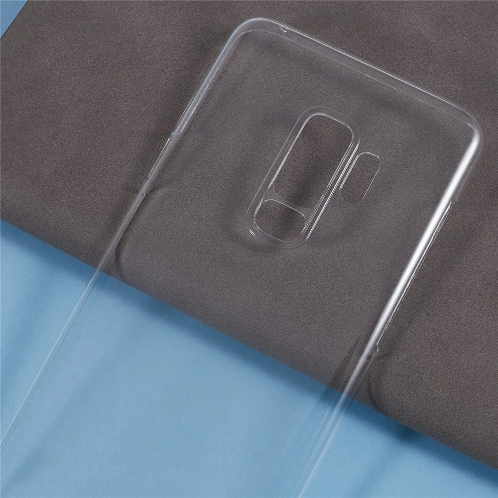 For Samsung Galaxy S9+ Case Transparent PC Hard Phone Cover - 6