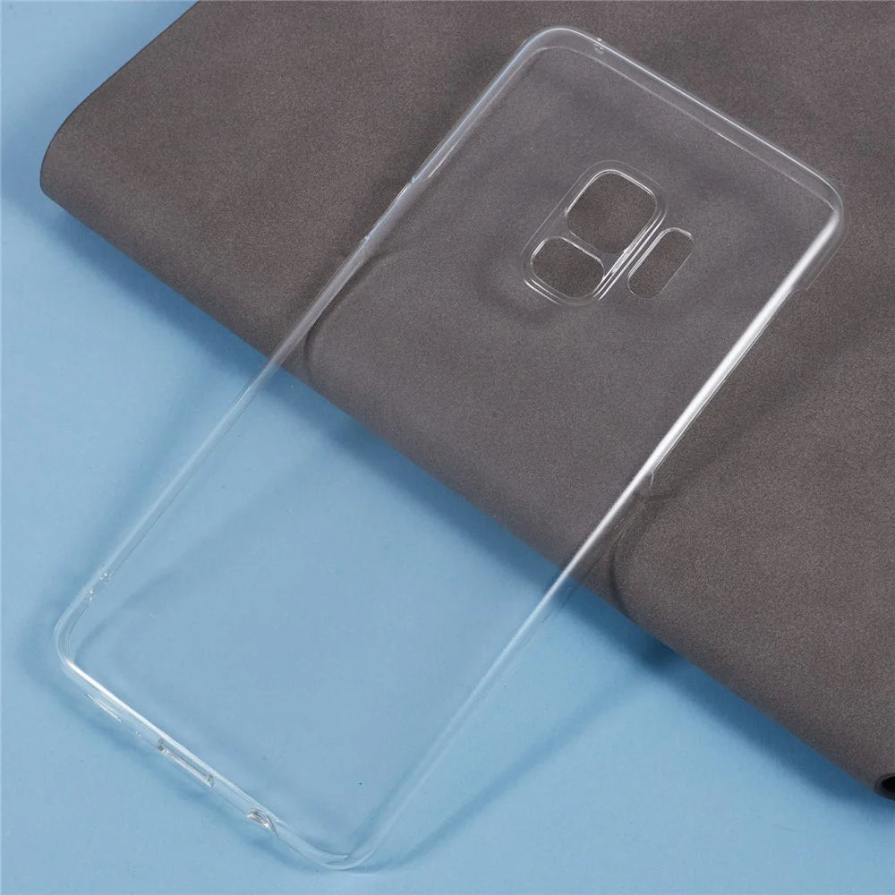 For Samsung Galaxy S9 Clear Phone Case Hard PC Back Cover Protector - 4