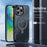DUX DUCIS Aimo Series for iPhone 16 Pro Max Case Magnetic Kickstand TPU+PC Phone Cover (REACH Certification) - Black - 3