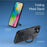 DUX DUCIS Aimo Series for iPhone 16 Pro Max Case Magnetic Kickstand TPU+PC Phone Cover (REACH Certification) - Black - 4