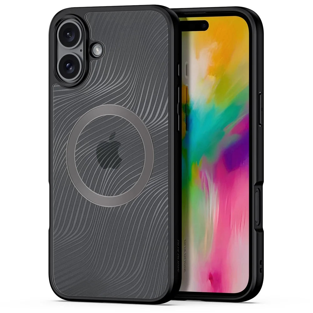 DUX DUCIS Aimo Series for iPhone 16 Case Compatible with MagSafe (REACH Certification), Black - 1