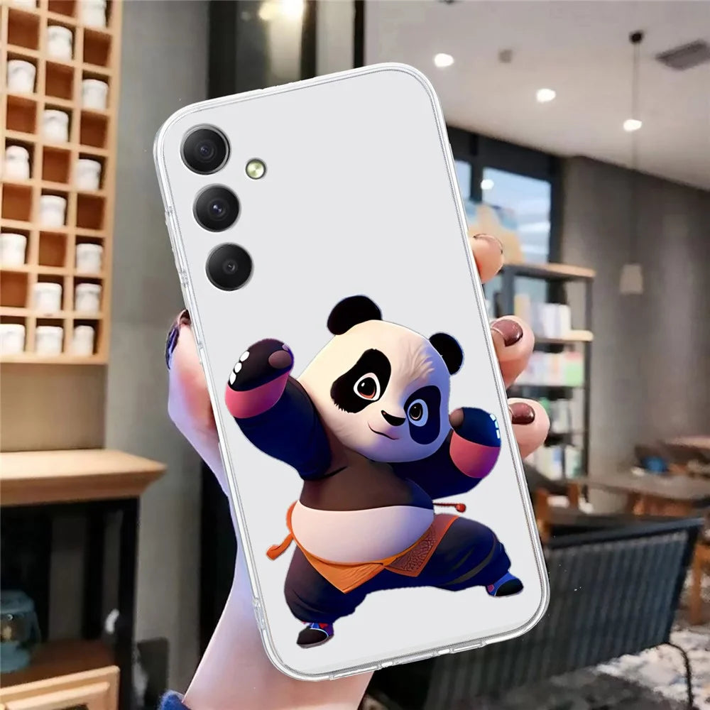 For Samsung Galaxy A14 5G TPU Case Mobile Phone Cover Pattern Printing - Panda - 7