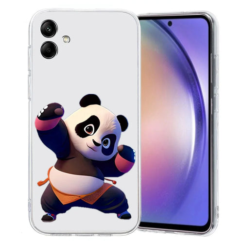 For Samsung Galaxy A05 4G TPU Phone Case Pattern Printing Protective Back Cover - Panda - 1
