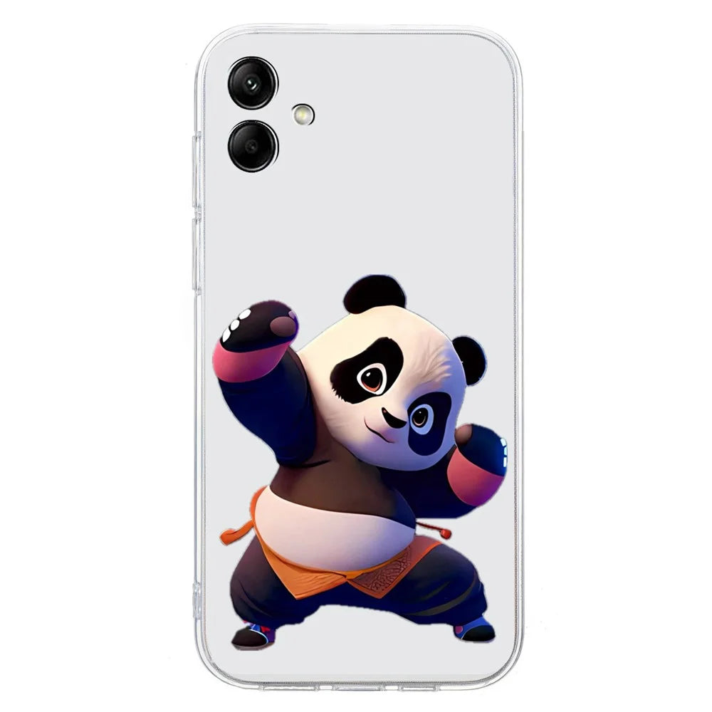 For Samsung Galaxy A05 4G TPU Phone Case Pattern Printing Protective Back Cover - Panda - 2