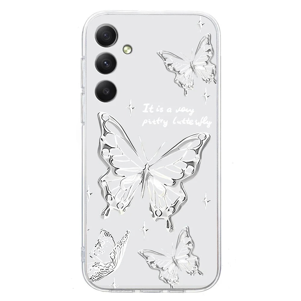For Samsung Galaxy A35 5G Case Pattern Printing Protective TPU Phone Cover - Butterfly - 2