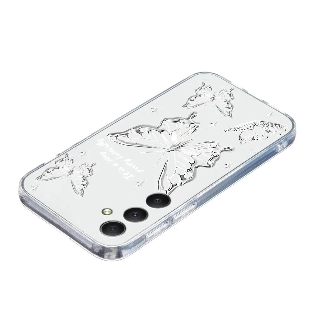 For Samsung Galaxy A35 5G Case Pattern Printing Protective TPU Phone Cover - Butterfly - 4