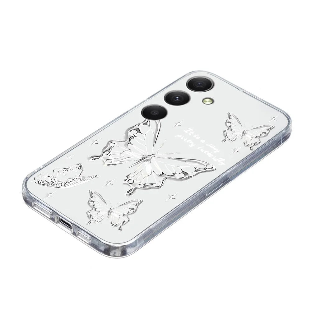 For Samsung Galaxy A35 5G Case Pattern Printing Protective TPU Phone Cover - Butterfly - 5