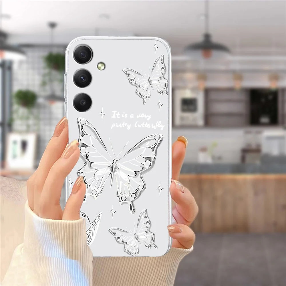 For Samsung Galaxy A35 5G Case Pattern Printing Protective TPU Phone Cover - Butterfly - 6