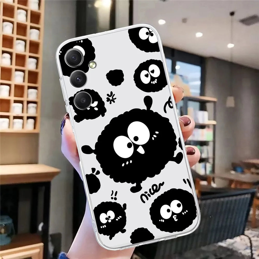 For Samsung Galaxy S24 FE Case Soft TPU Pattern Printing Slim Phone Cover - Black Briquette - 7