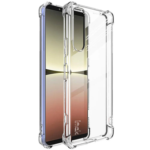 IMAK For Sony Xperia 5 IV 5G Drop-proof Airbag TPU Cover Transparent Anti-scratch Cell Phone Case - Transparent - 1