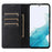 For Samsung Galaxy A54 5G Case Leather Phone Cover RFID Blocking Card Slots Wallet - Black - 2