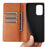 For Samsung Galaxy A53 5G Case PU Leather RFID Blocking Phone Cover Magnetic Closing - Brown - 5