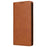 For Samsung Galaxy A53 5G Case PU Leather RFID Blocking Phone Cover Magnetic Closing - Brown - 7