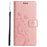 For iPhone 16 Case Flip Shockproof Butterfly Floral Leather Phone Cover - Rose Gold - 6