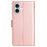 For iPhone 16 Case Flip Shockproof Butterfly Floral Leather Phone Cover - Rose Gold - 7