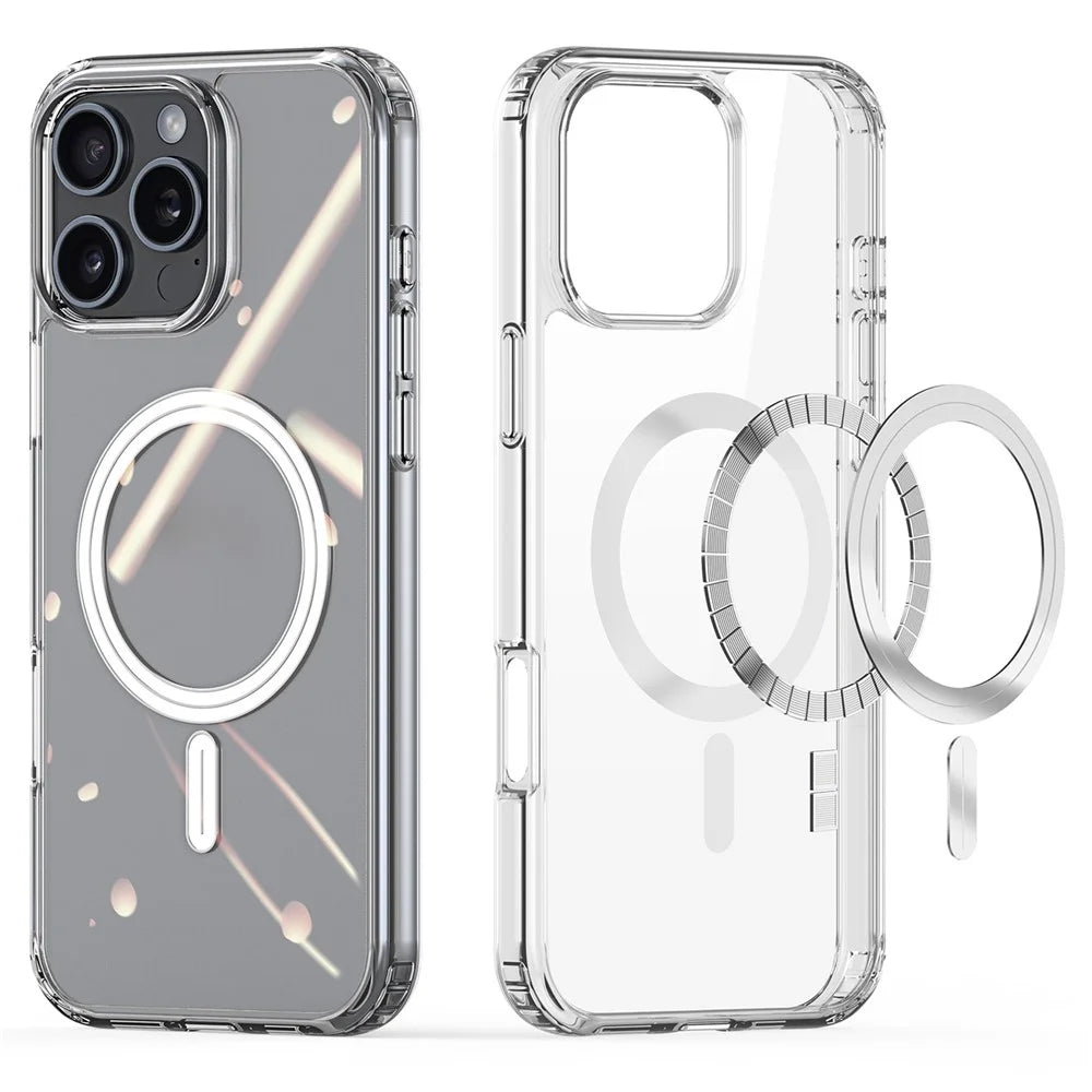 DUX DUCIS Clin Series for iPhone 16 Pro Case Compatible with MagSafe PC+TPU Clear Phone Cover - 2