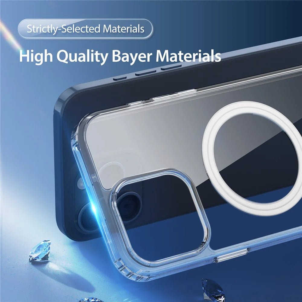 DUX DUCIS Clin Series for iPhone 16 Pro Max Magnetic Case Shockproof PC+TPU Phone Cover - 7