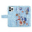 For iPhone 16 Pro Max Case Card Holder Pattern Printed PU Leather Phone Cover - Baby Blue - 5