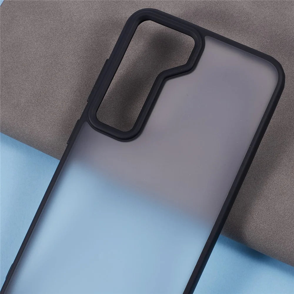 X-LEVEL For Samsung Galaxy S23+ Case Matte PC+TPU Hybrid Phone Cover, Black - 6