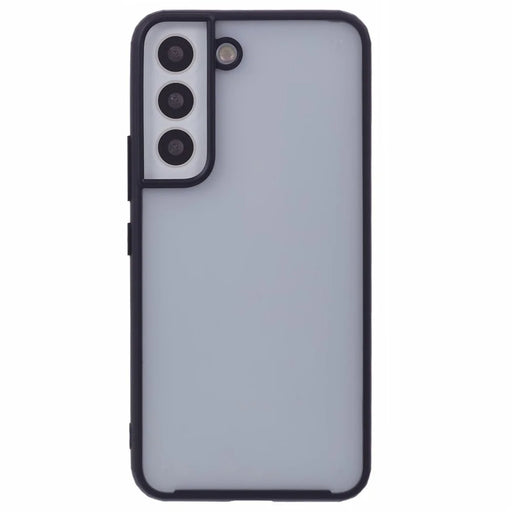 X-LEVEL For Samsung Galaxy S22+ 5G Matte Case Shockproof PC+TPU Hybrid Phone Cover, Black - 1