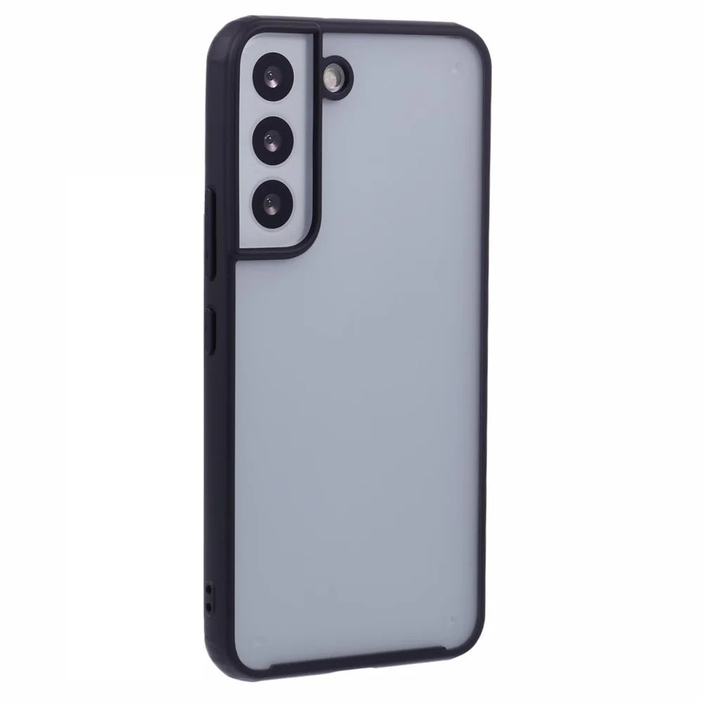 X-LEVEL For Samsung Galaxy S22+ 5G Matte Case Shockproof PC+TPU Hybrid Phone Cover, Black - 3