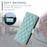 For iPhone 16 Pro Max Wallet Case Rhombus Grid PU Leather Phone Cover - Mint Green - 7