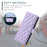 For iPhone 16 Plus Case Rhombus Grid PU Leather Wallet Crossbody Phone Cover - Purple - 6