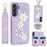 SY-001 For Samsung Galaxy A55 5G Case Leather+TPU Crossbody Phone Cover Card Slots - Purple - 1