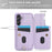 SY-001 For Samsung Galaxy A55 5G Case Leather+TPU Crossbody Phone Cover Card Slots - Purple - 7