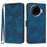 YX0040 For TECNO Camon 30 4G / 5G Case Wallet Card Slots Geometry Leather Phone Cover - Sapphire - 1