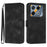 YX0040 For Infinix GT 20 Pro 5G Case Geometry Leather Phone Cover with Stand - Black - 1