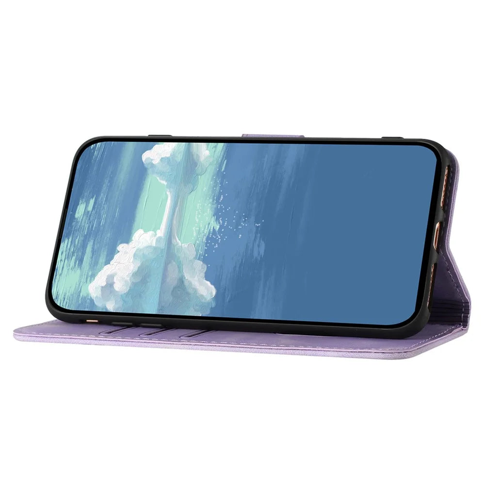 YX0040 For Infinix Note 40 Pro 4G / 5G / Note 40 Pro+ Leather Case Wallet Phone Cover - Light Purple - 3