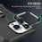 For iPhone 14 Pro Max Shockproof Phone Case Rotatable Ring Holder Kickstand Protective Phone Cover - Black - 6