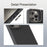 IPAKY For iPhone 14 Pro Max Case Carbon Fiber Texture Slim TPU Phone Cover - Black - 3