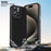 IPAKY For iPhone 14 Pro Case Carbon Fiber Texture TPU Phone Protector - Black - 2