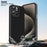 IPAKY For iPhone 13 Pro Max Case Carbon Fiber Texture Shockproof TPU Phone Cover - Black - 2