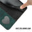 YX0020 For iPhone 16 Pro Max Case Phone Leather Cover Dual Magnetic Clasps - Blackish Green - 4