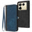 YX0020 For Infinix Note 40 Pro 4G / 5G / Note 40 Pro+ Case Wallet PU Leather Phone Cover - Sapphire - 1